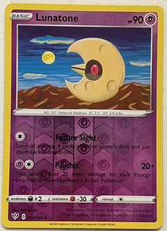 Lunatone Reverse Holo 72