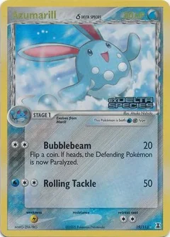 Azumarill Reverse Holo 19