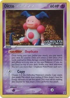 Ditto Mr Mime Reverse Holo 38