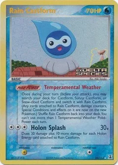 Rain Castform Reverse Holo 26