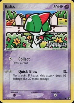 Ralts Reverse Holo 81