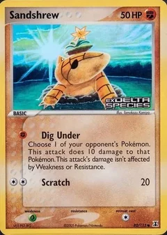 Sandshrew Reverse Holo 82