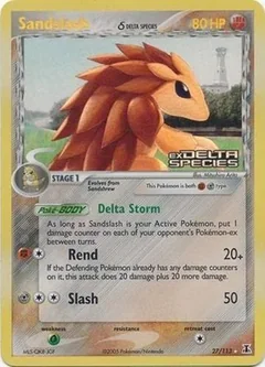 Sandslash Reverse Holo 27