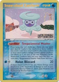 Snow Cloud Castform Reverse Holo 29
