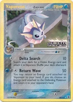 Vaporeon Reverse Holo 18