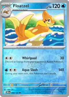 Floatzel Reverse Holo 58