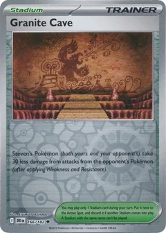 Granite Cave Reverse Holo 166