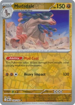 Mudsdale Reverse Holo 108