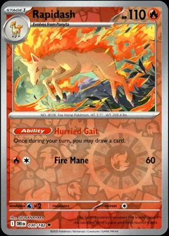 Rapidash Reverse Holo 30