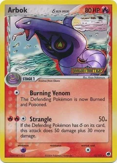 Arbok Reverse Holo 13