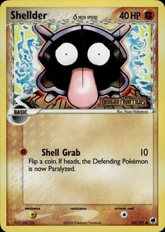 Shellder Reverse Holo 63