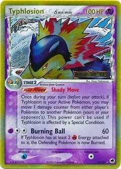 Typhlosion Reverse Holo 12