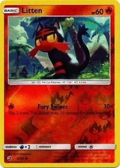 Litten Reverse Holo 12