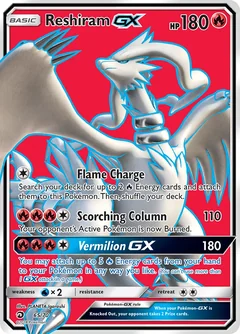Reshiram Gx 65