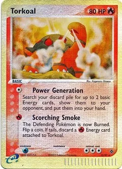 Torkoal Reverse Holo 12