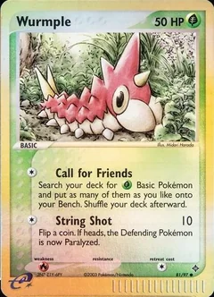Wurmple Reverse Holo 81