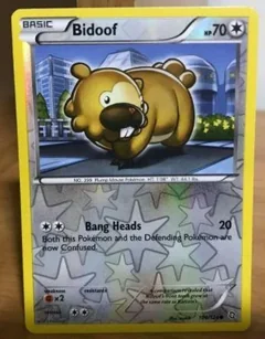 Bidoof Reverse Holo 106