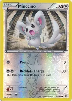 Minccino Reverse Holo 109