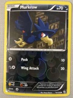 Murkrow Reverse Holo 72