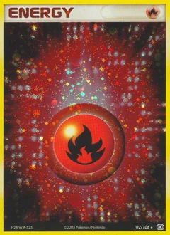 Fire Energy Holo 102
