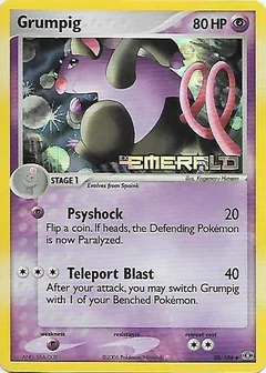 Grumpig Reverse Holo 29