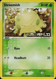 Shroomish Reverse Holo 63