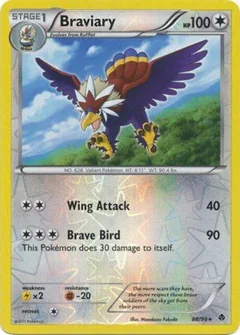 Braviary Reverse Holo 88