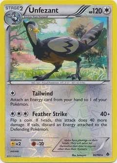 Unfezant Reverse Holo 82