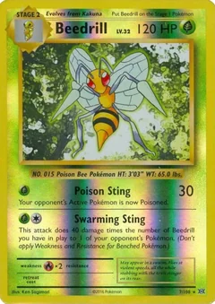 Beedrill Reverse Holo 7