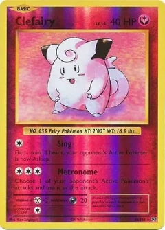 Clefairy Reverse Holo 63