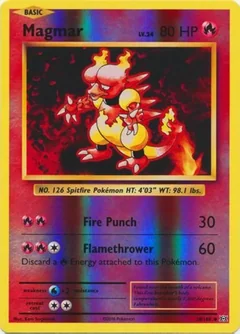 Magmar Reverse Holo 20