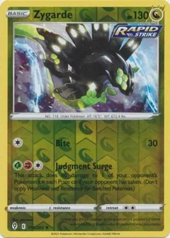 Zygarde Reverse Holo 118
