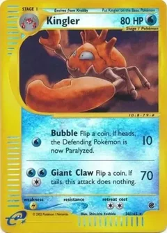 Kingler Reverse Holo 50