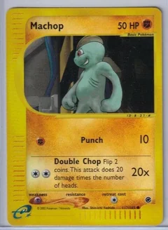Machop Reverse Holo 117