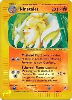 Ninetales Reverse Holo 21