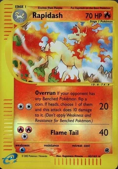Rapidash Reverse Holo 62