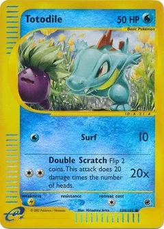 Totodile Reverse Holo 134