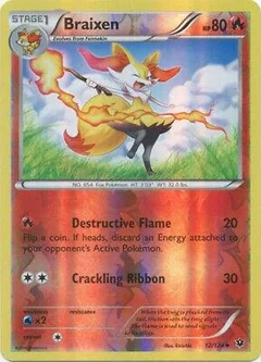 Braixen Reverse Holo 12
