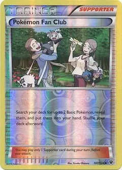Pokemon Fan Club Reverse Holo 107