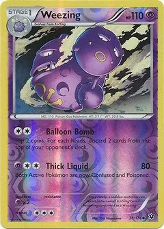 Weezing Reverse Holo 28