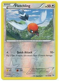 Fletchling Reverse Holo 86