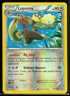 Lopunny Reverse Holo 85