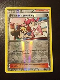 Pokemon Center Lady Reverse Holo 93
