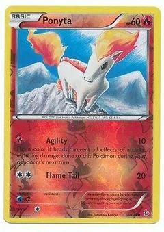 Ponyta Reverse Holo 14