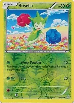 Roselia Reverse Holo 8