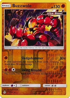 Buzzwole Reverse Holo 77