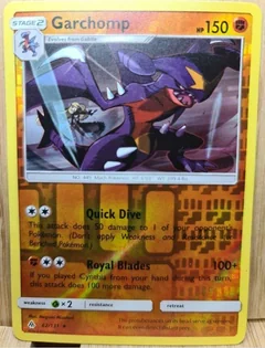 Garchomp Reverse Holo 62