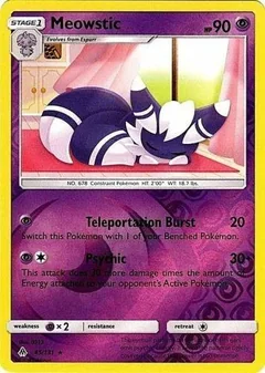 Meowstic Reverse Holo 45