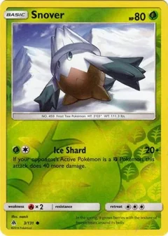 Snover Reverse Holo 3