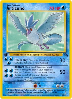 Articuno 1St Edition 17